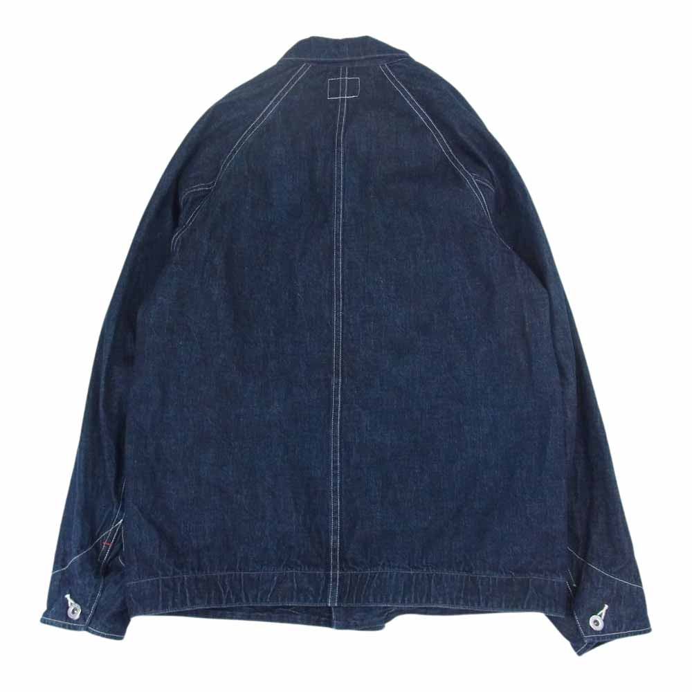 The REAL McCOY'S ザリアルマッコイズ MJ21019 8HU WW2 DENIM CHORE COAT デニム チョア コート カバーオール ジャケット インディゴブルー系 36【中古】