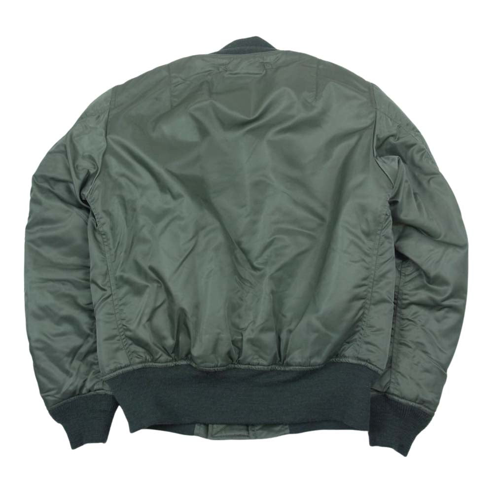 The REAL McCOY'S ザリアルマッコイズ MIL-J-8279 TYPE MA-1 フライト ジャケット カーキ系 S【中古】