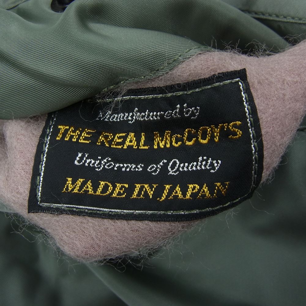 The REAL McCOY'S ザリアルマッコイズ MIL-J-8279 TYPE MA-1 フライト ジャケット カーキ系 S【中古】