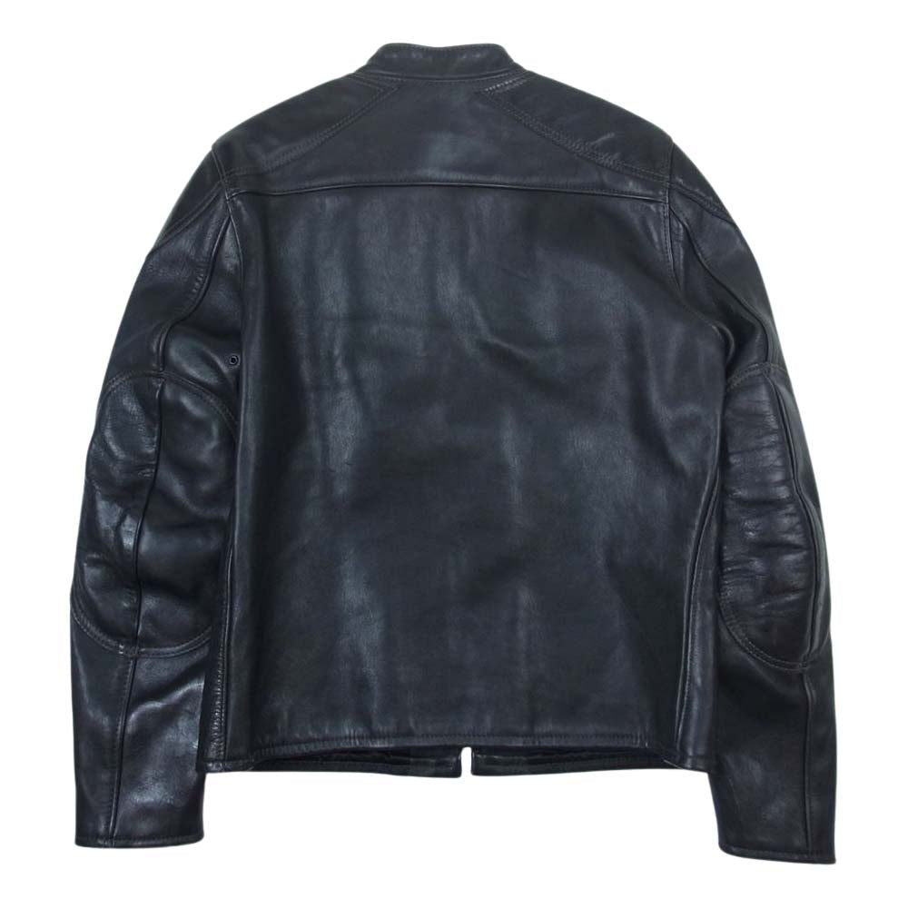 The REAL McCOY'S ザリアルマッコイズ J-100 BUCO SINGLE RIDER'S JACKET ブコ シングルライダース ジャケット ホースハイド 馬革 ブラック系 36【中古】