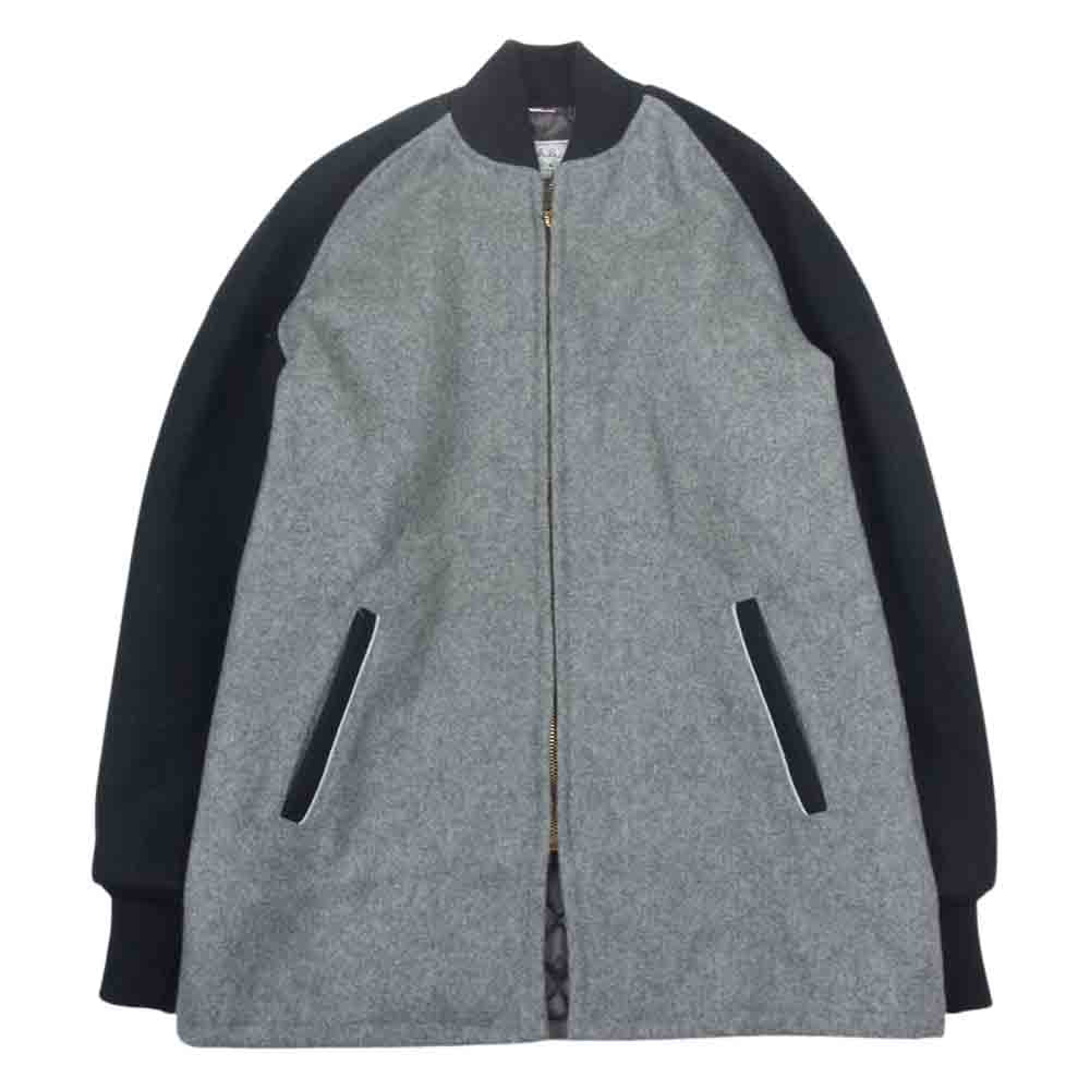 キャッチボール ウール スタジャン グレー系 36【中古】
