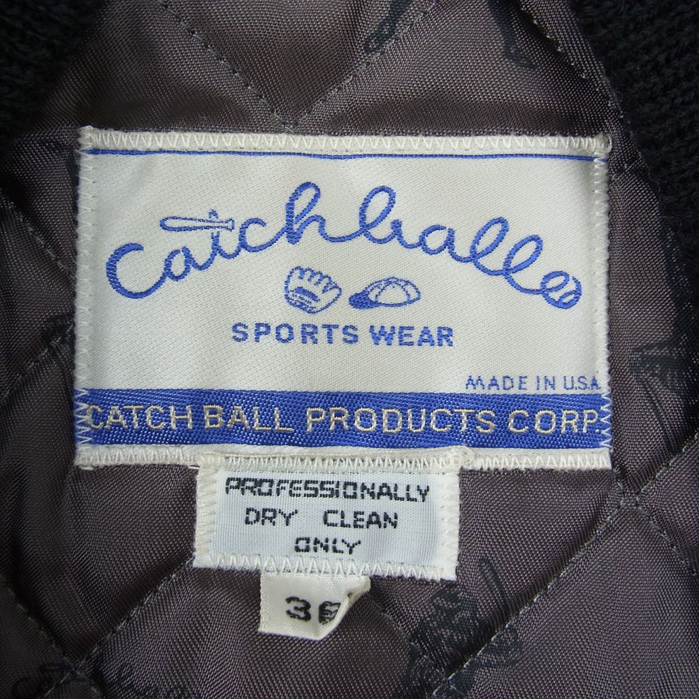 キャッチボール ウール スタジャン グレー系 36【中古】