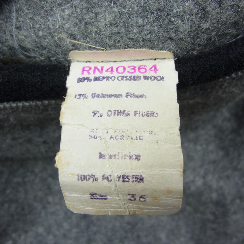 キャッチボール ウール スタジャン グレー系 36【中古】