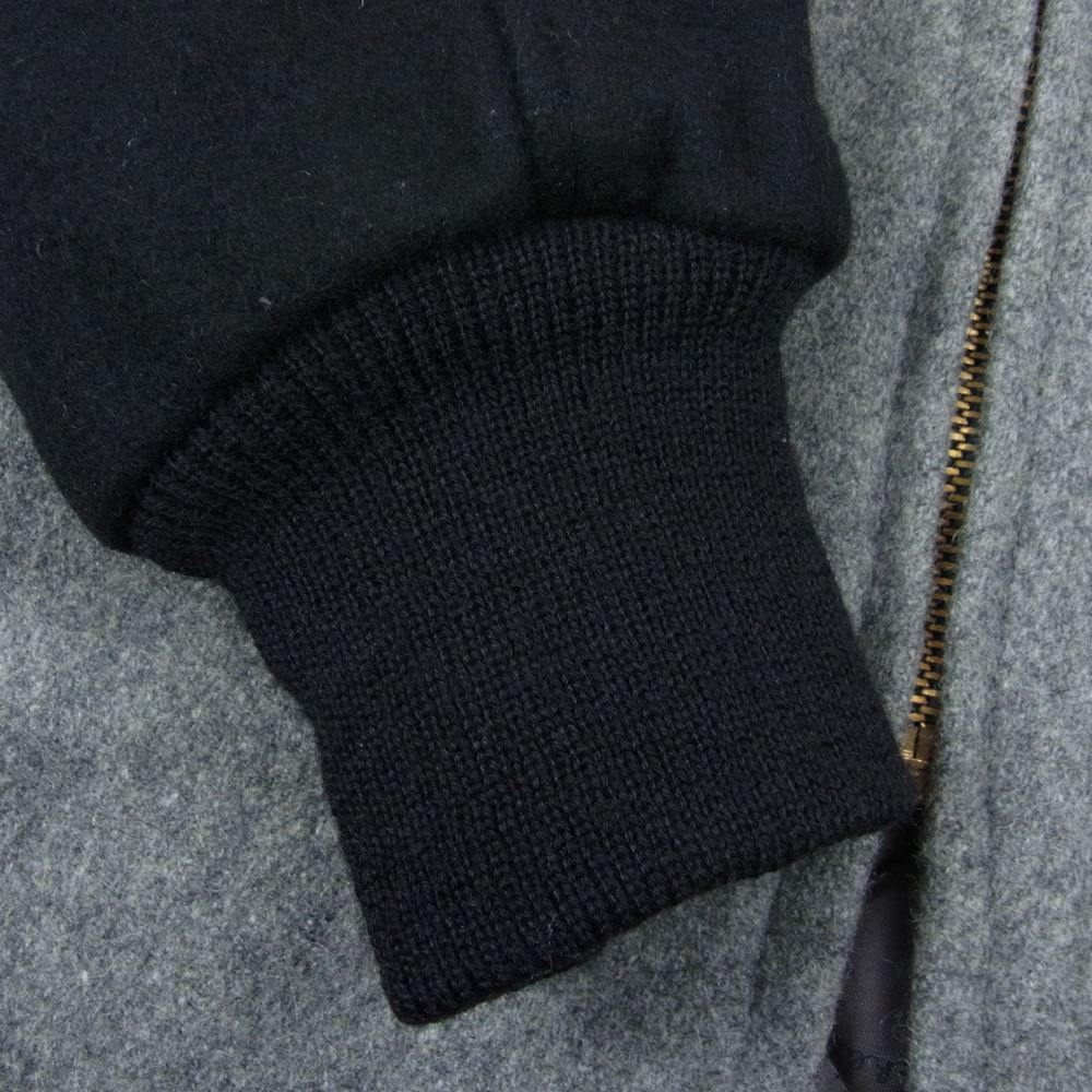 キャッチボール ウール スタジャン グレー系 36【中古】