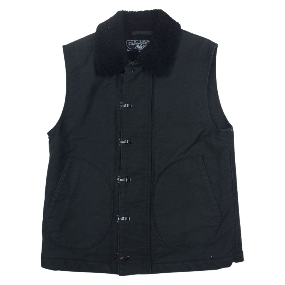 CHALLENGER チャレンジャー 12AW CLG-JK012-011 N-1 デッキベスト ブラック系 M【中古】