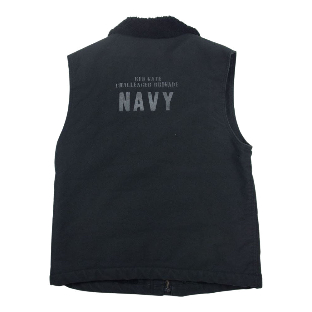 CHALLENGER ダウンベスト ブラック Mens Tops 【公式通販】