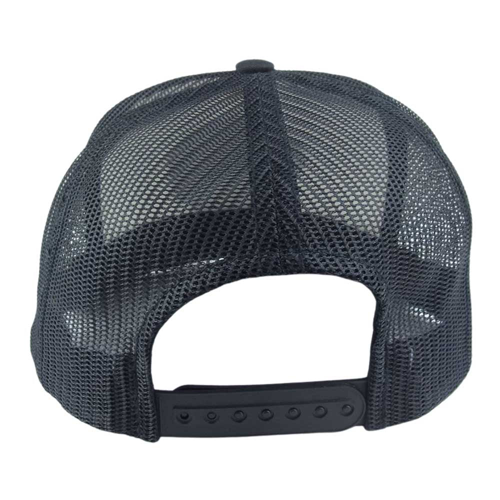 CHALLENGER チャレンジャー SKULL MESH CAP ツバ切り ダメージ メッシュ スカル 刺繍 キャップ ブラック系【中古】