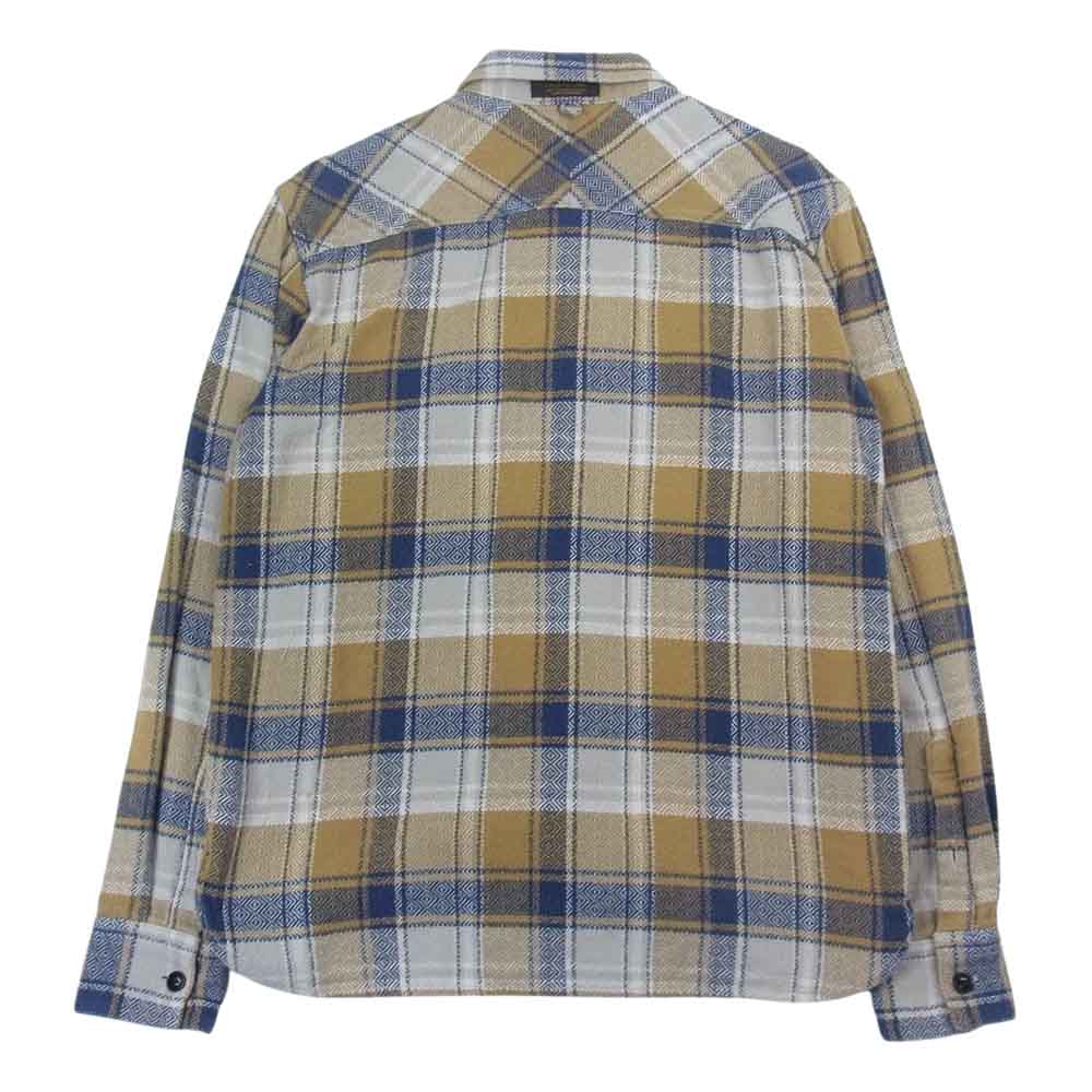 NEIGHBORHOOD ネイバーフッド 19SS 131ARNH-SHM02 CABELLA/C-SHIRT.LS LS チェック柄 ヘビーウェイト 長袖 シャツ ベージュ系 M【中古】