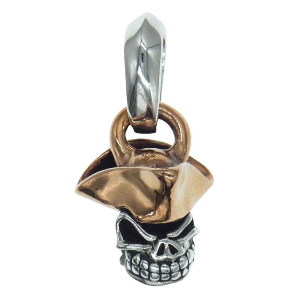 STARLIN GEAR スターリンギア ギャラ付 Micro Captain Pendant シルバー × コパー マイクロ キャプテン ペンダント トップ チャーム シルバー系 コパ―（銅色）系【中古】