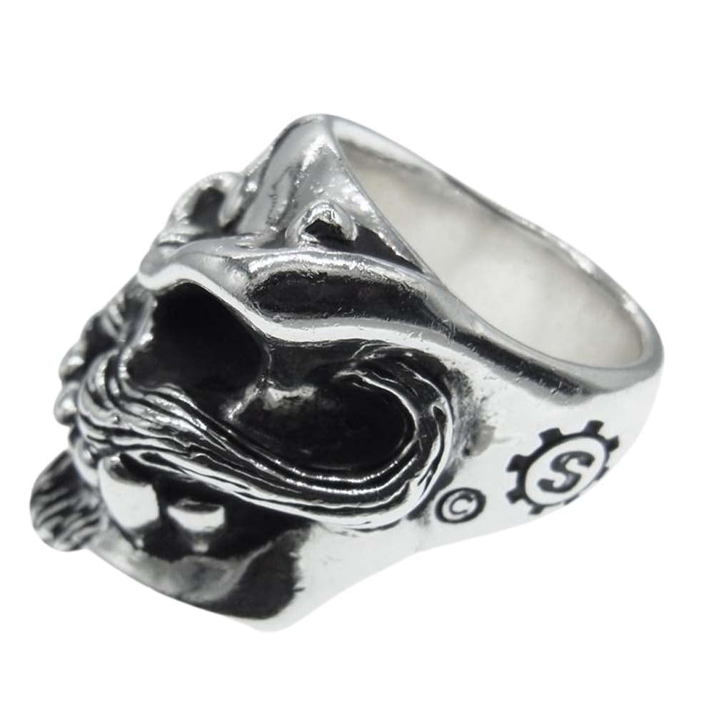 STARLIN GEAR スターリンギア ギャラ付 Puncher New Devil Bruiser Ring パンチャー ニュー デビル ブルーザー リング シルバー系 20号【中古】
