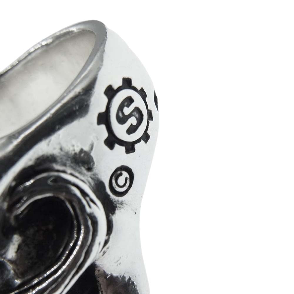 STARLIN GEAR スターリンギア ギャラ付 Puncher New Devil Bruiser Ring パンチャー ニュー デビル ブルーザー リング シルバー系 20号【中古】