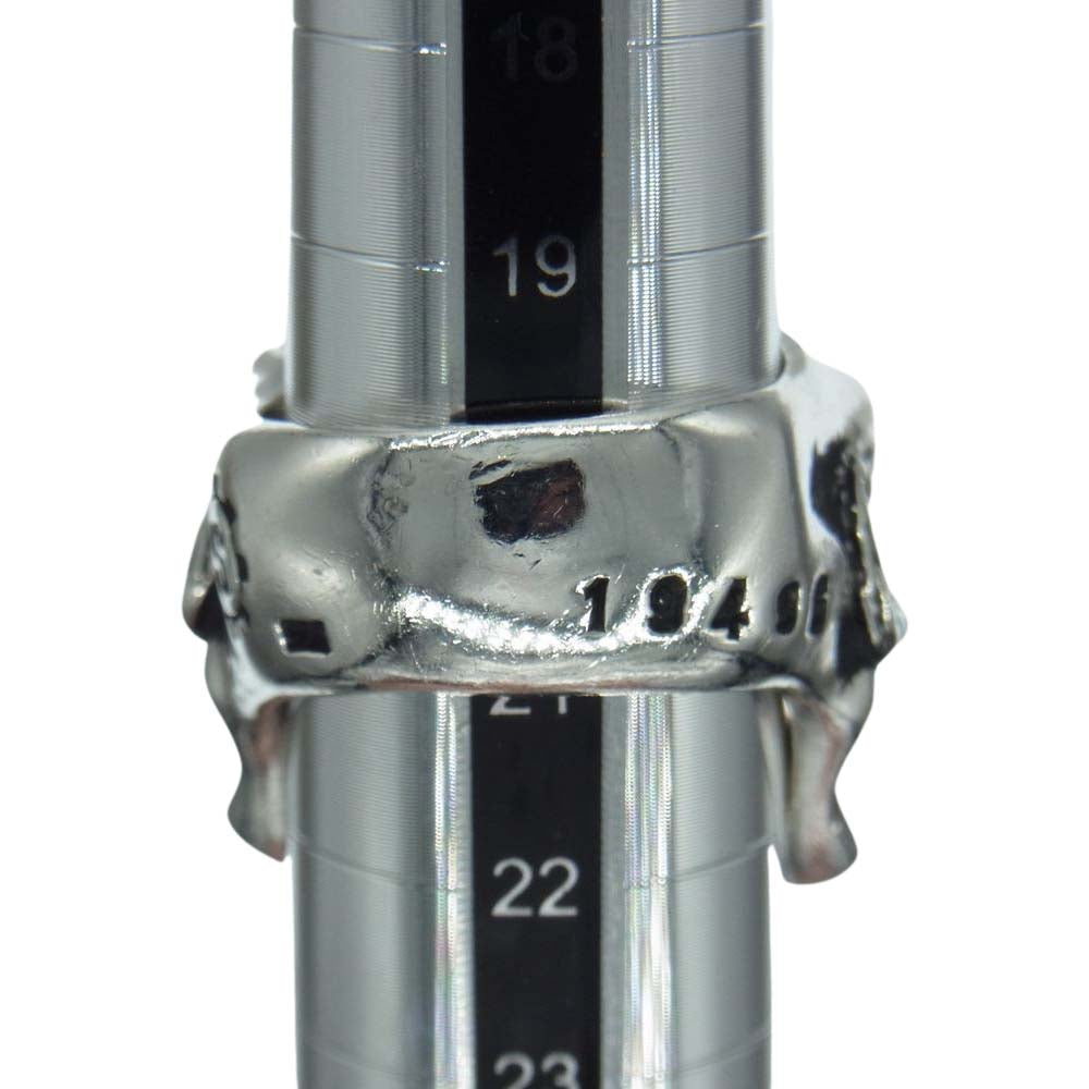 STARLIN GEAR スターリンギア ギャラ付 Puncher New Devil Bruiser Ring パンチャー ニュー デビル ブルーザー リング シルバー系 20号【中古】