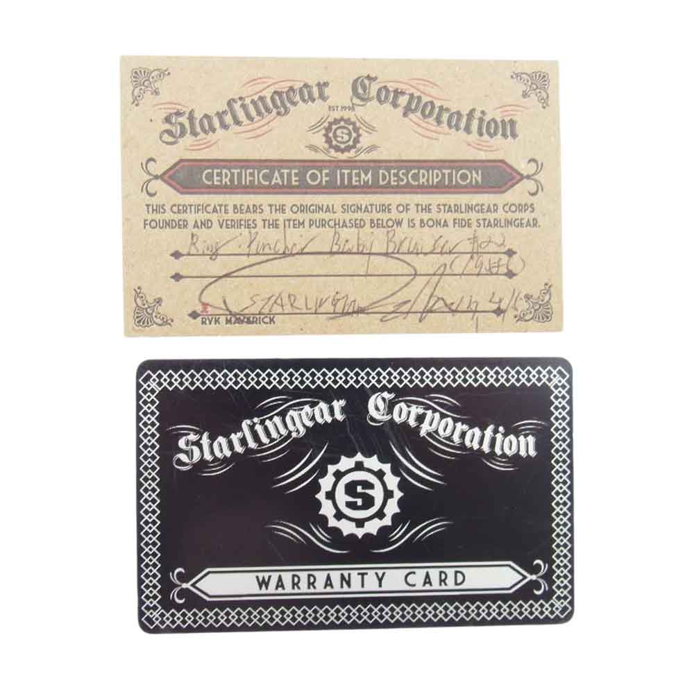 STARLIN GEAR スターリンギア ギャラ付 Puncher Baby Bruiser ベビー ブルーザー リング シルバー系 21号【中古】