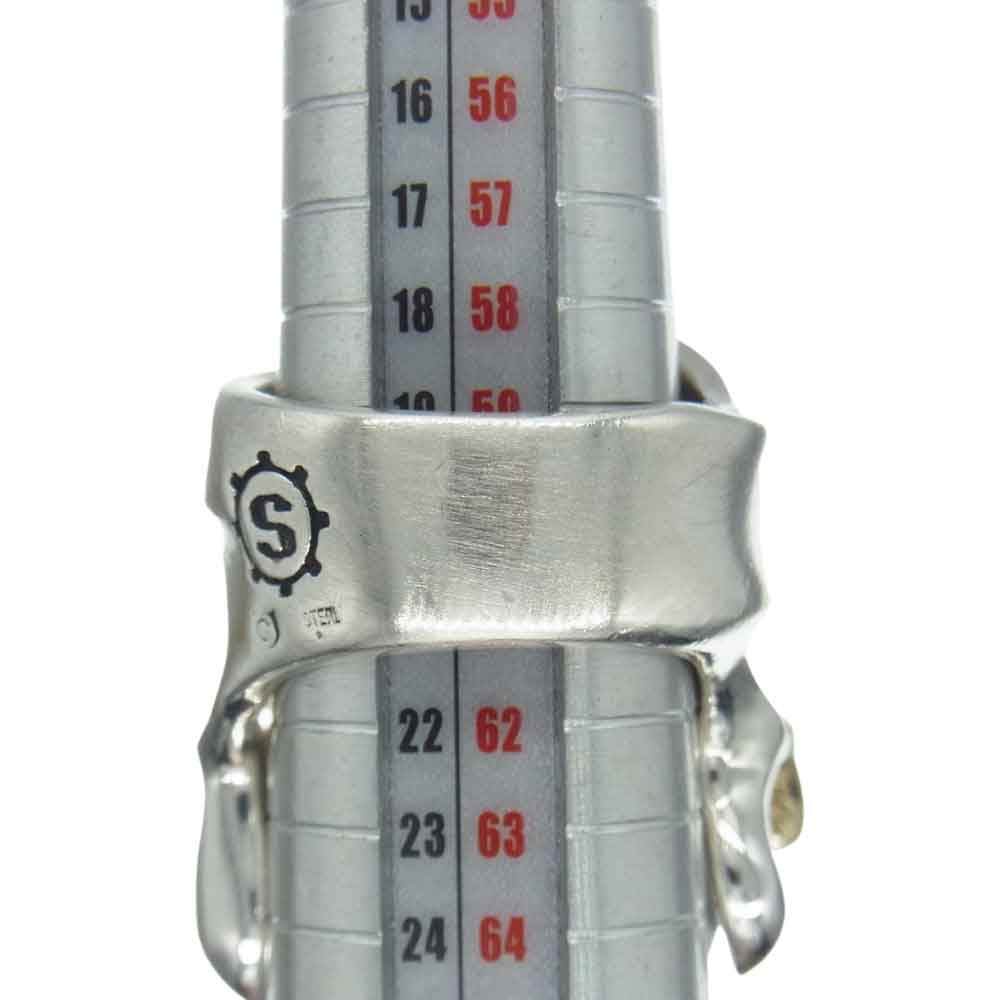 STARLIN GEAR スターリンギア ギャラ付 Puncher Salty Sailor Ring パンチャー ソルティー セーラー シルバー リング シルバー系 21号【中古】