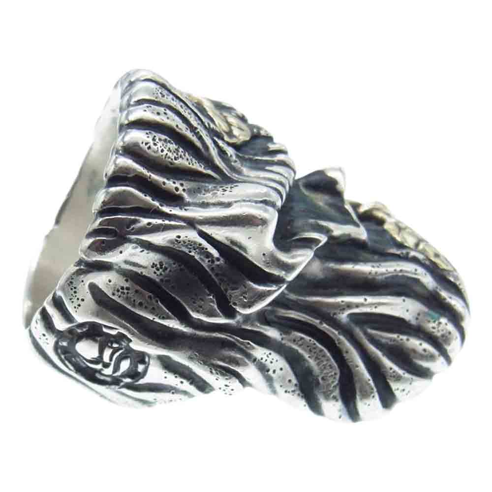 STARLIN GEAR スターリンギア ギャラ付 2019 ハロウィン 限定 ウッズマン K18 ライン リーフ シルバー リング シルバー系 22号【中古】