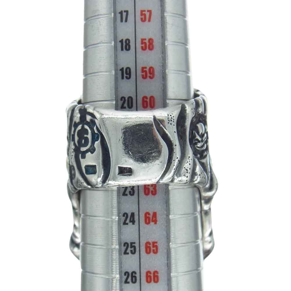 STARLIN GEAR スターリンギア ギャラ付 2019 ハロウィン 限定 ウッズマン K18 ライン リーフ シルバー リング シルバー系 22号【中古】