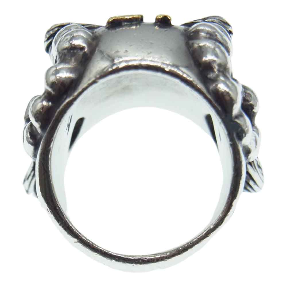 STARLIN GEAR スターリンギア ギャラ付 2018 ハロウィン 限定 オールド ホーニー デビル K22 2ファング 13レタリング シルバー リング シルバー系 21.5号【中古】