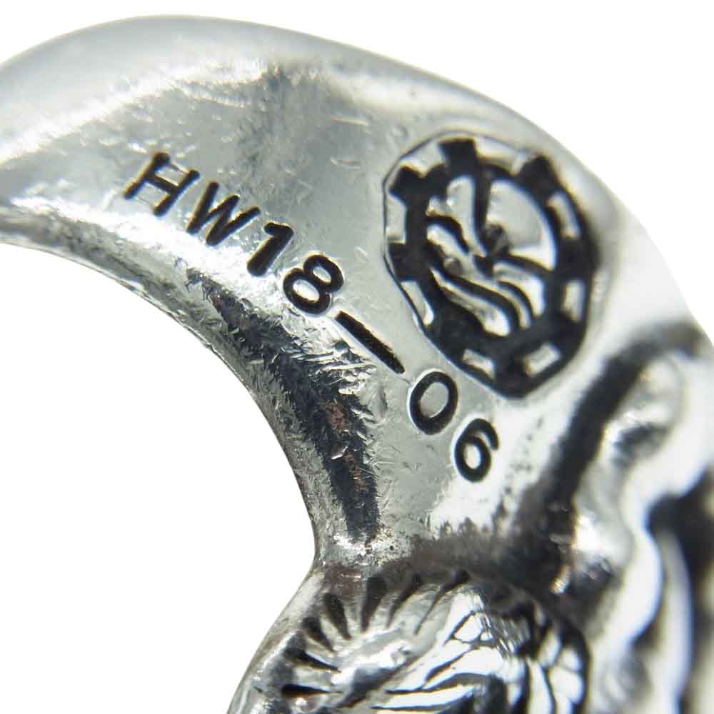 STARLIN GEAR スターリンギア ギャラ付 2018 ハロウィン 限定 オールド ホーニー デビル K22 2ファング 13レタリング シルバー リング シルバー系 21.5号【中古】