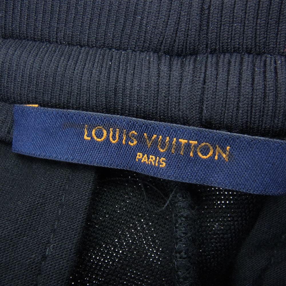 LOUIS VUITTON ルイ・ヴィトン 19SS 1A53OJ Logo Embroidered Track Pants ルイヴィトン ロゴ刺繍 トラックパンツ ブラック系 XS【中古】
