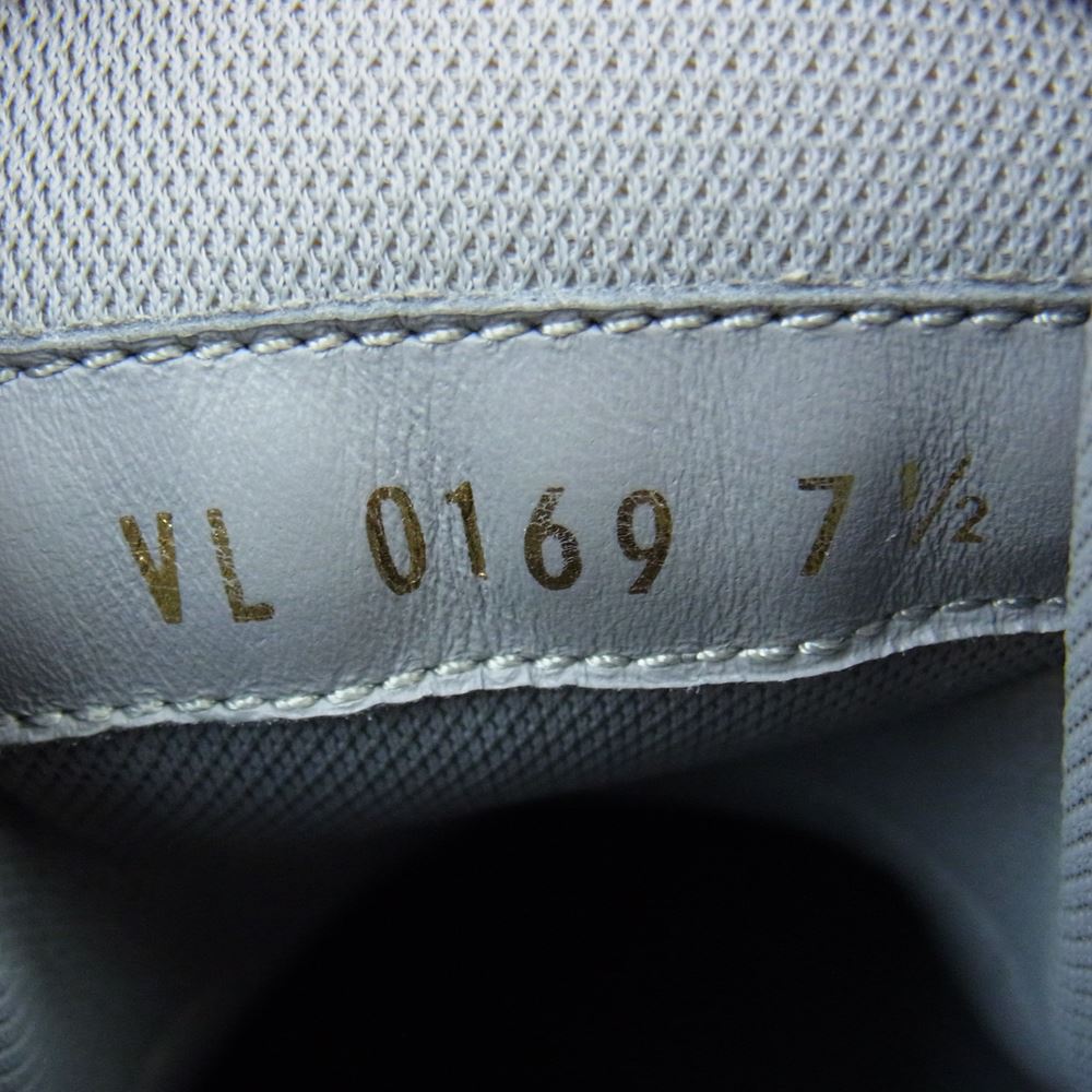 LOUIS VUITTON ルイ・ヴィトン 1A5DUB LVトレイナーライン レザー ハイカットスニーカー パープル パープル系 ７．1/2【中古】