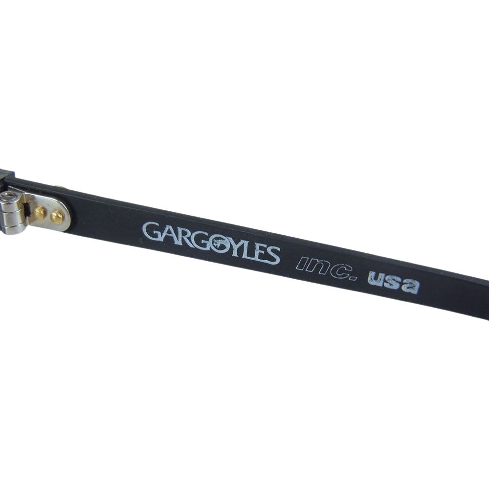 ガーゴイルズ G.S.A. BLACK ブラック アイウェア サングラス ブラック系【極上美品】【中古】