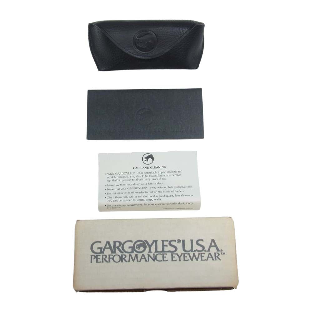 ガーゴイルズ G.S.A. BLACK ブラック アイウェア サングラス ブラック系【極上美品】【中古】