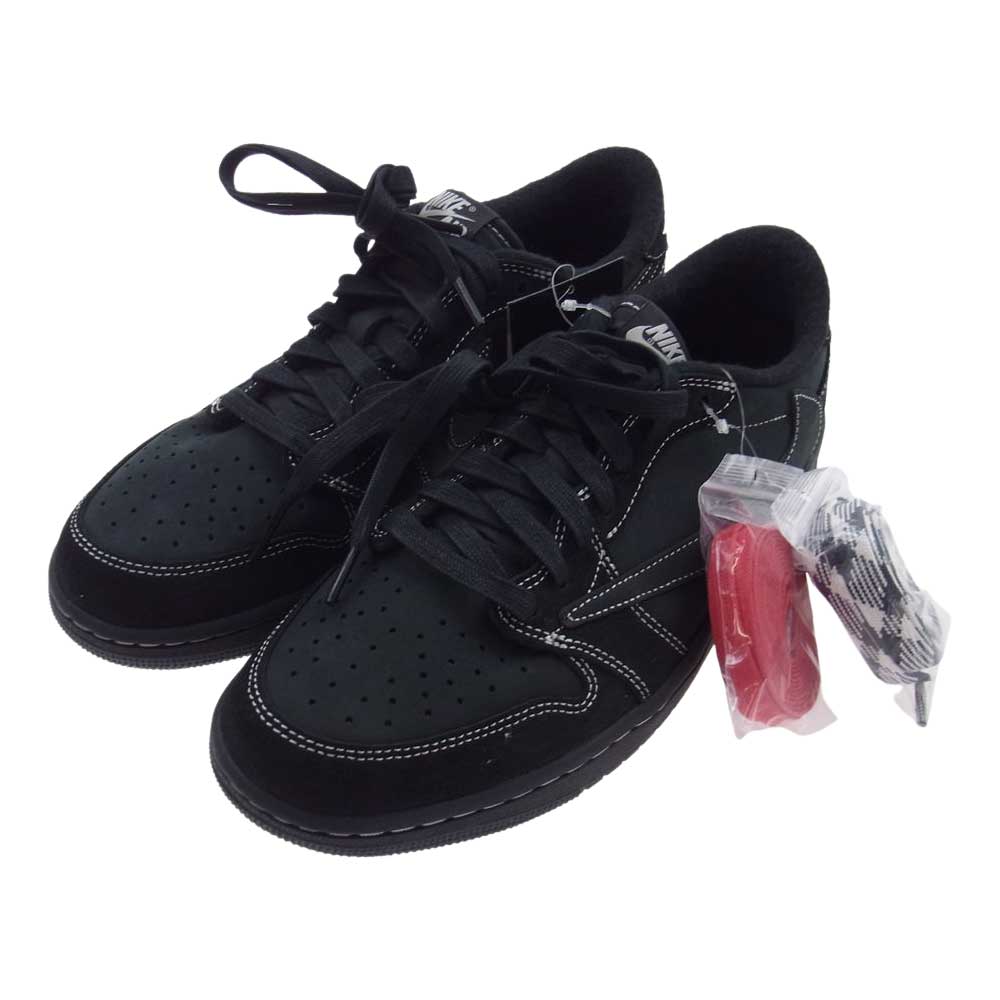 NIKE AIR JORDAN ナイキ ジョーダン DM7866 001 1 Low OG SP × Travis Scott Black Phantom トラヴィス スコット ブラック ファントム スニーカー ブラック系 27.5cm【新古品】【未使用】【中古】
