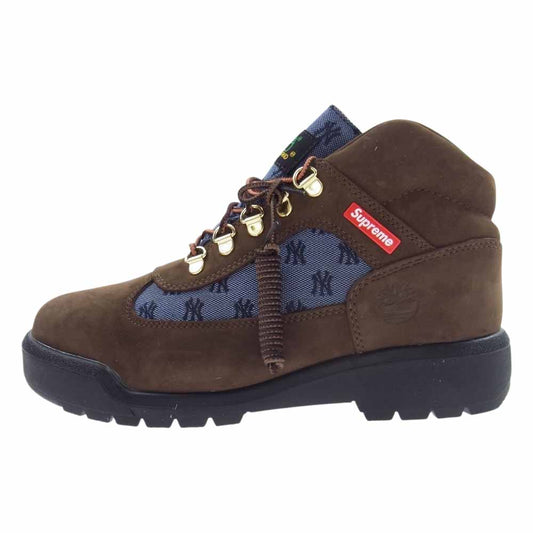Supreme シュプリーム 21AW 21AW New York Yankees Timberland Boot ニューヨークヤンキース ティンバーランド ブーツ ブラウン系 26.5【新古品】【未使用】【中古】
