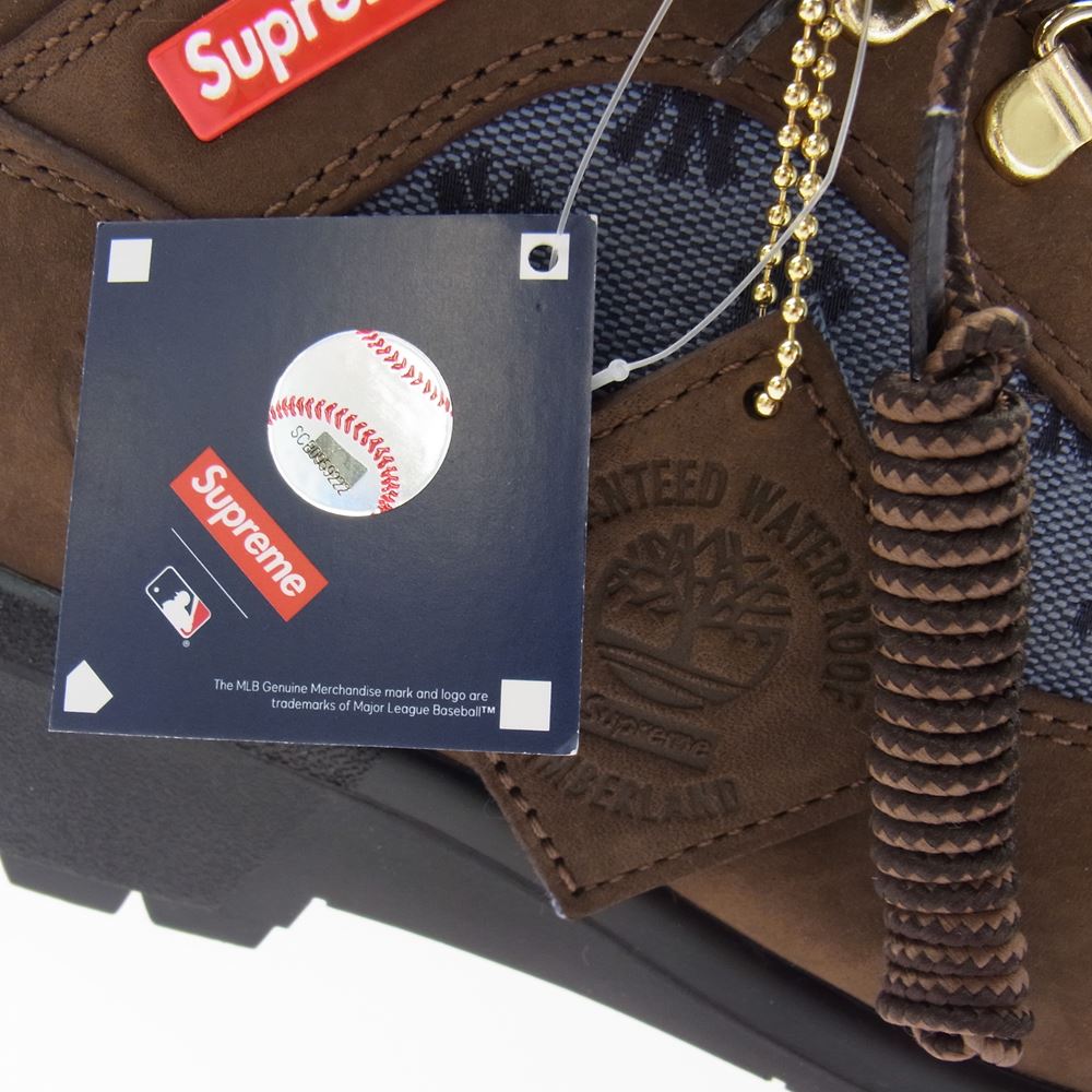 Supreme シュプリーム 21AW 21AW New York Yankees Timberland Boot ニューヨークヤンキース ティンバーランド ブーツ ブラウン系 26.5【新古品】【未使用】【中古】