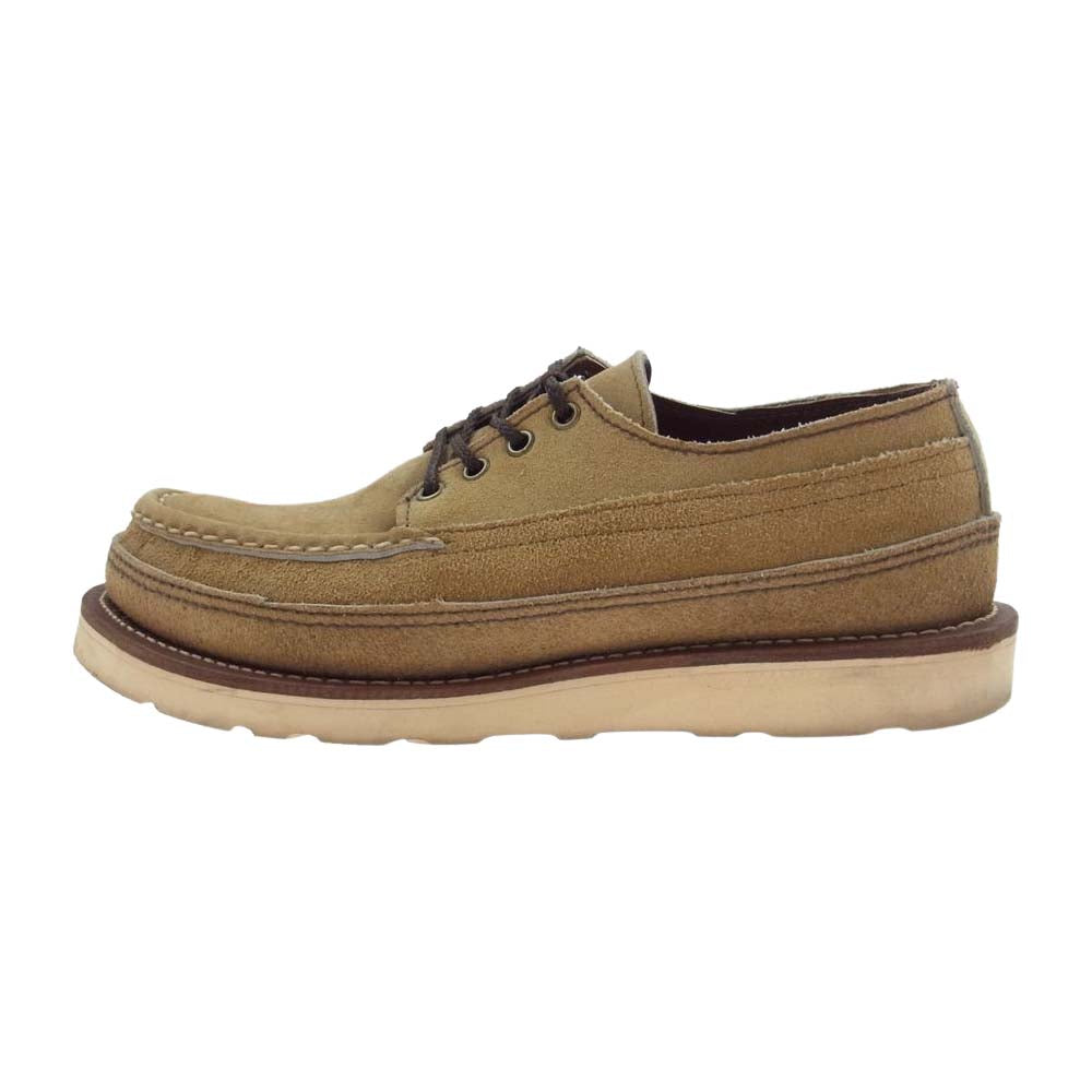 RUSSELL MOCCASIN ラッセルモカシン Triple Vamp Military Last Laramie Suede Tan トリプルヴァンプ ミリタリー ラスト スエード タン シューズ ライトブラウン系 7.5【中古】