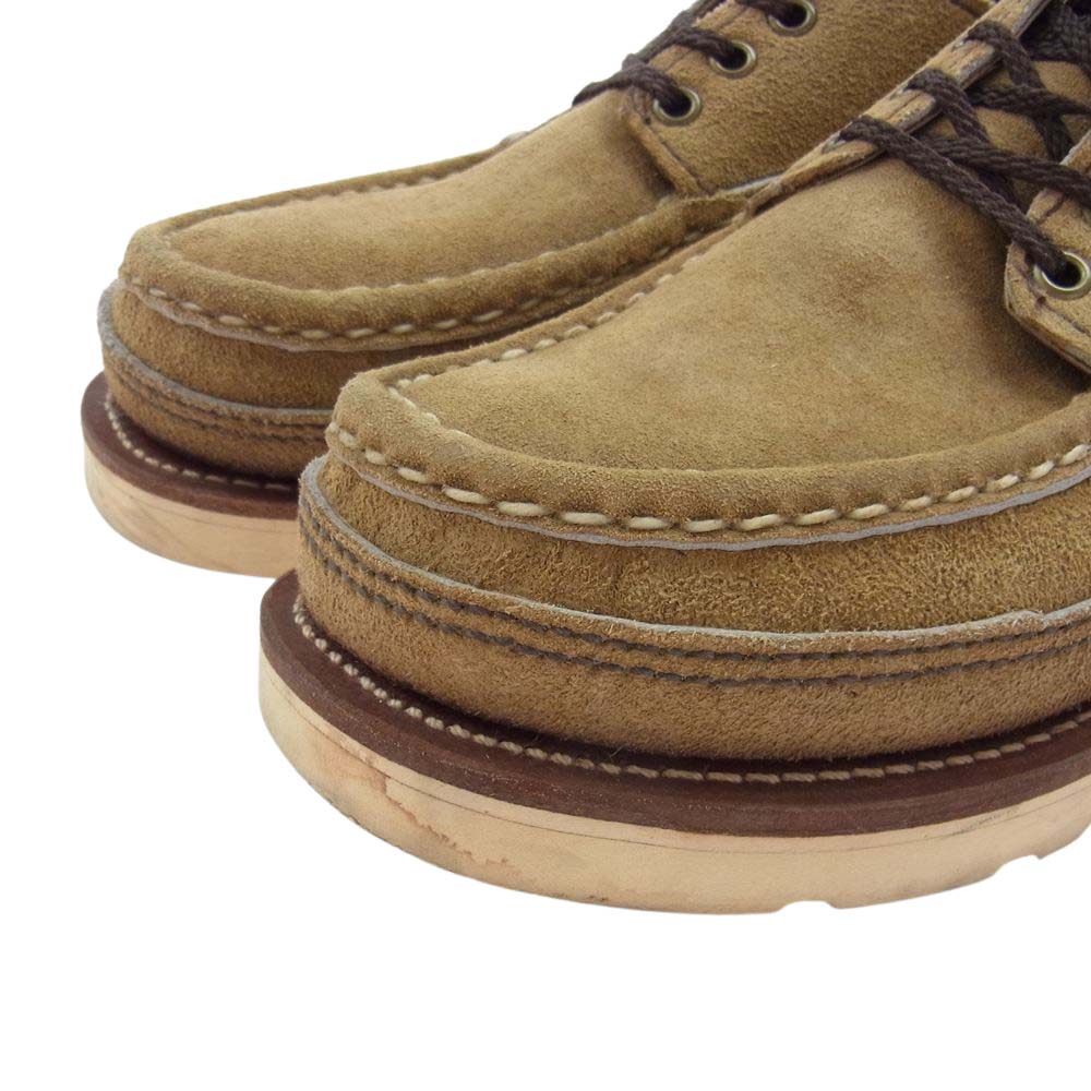 RUSSELL MOCCASIN ラッセルモカシン Triple Vamp Military Last Laramie Suede Tan トリプルヴァンプ ミリタリー ラスト スエード タン シューズ ライトブラウン系 7.5【中古】