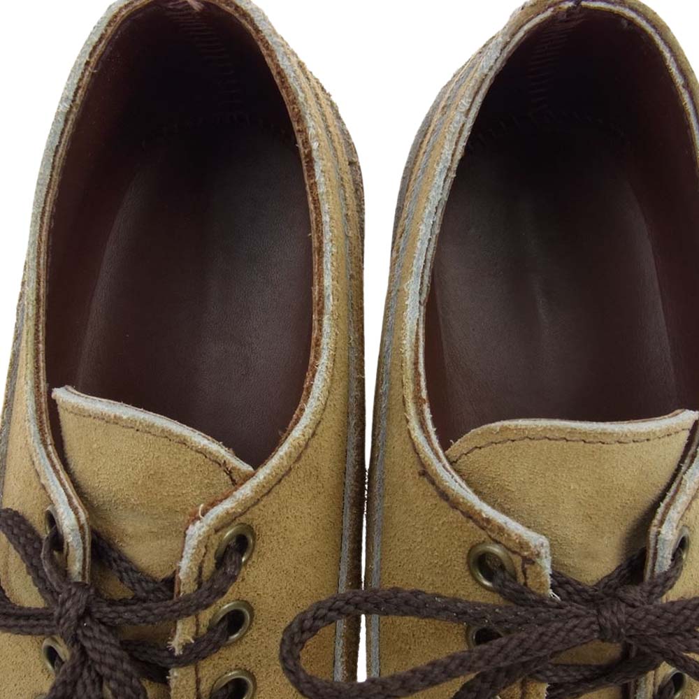 RUSSELL MOCCASIN ラッセルモカシン Triple Vamp Military Last Laramie Suede Tan トリプルヴァンプ ミリタリー ラスト スエード タン シューズ ライトブラウン系 7.5【中古】
