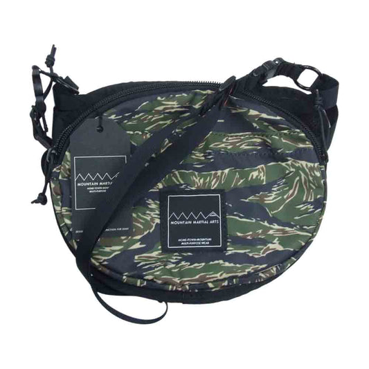 マウンテンマーシャルアーツ 2way Sacoche EDDIE エディー タイガーカモ サコッシュ ショルダー バッグ  ブラック系 カーキ系【新古品】【未使用】【中古】