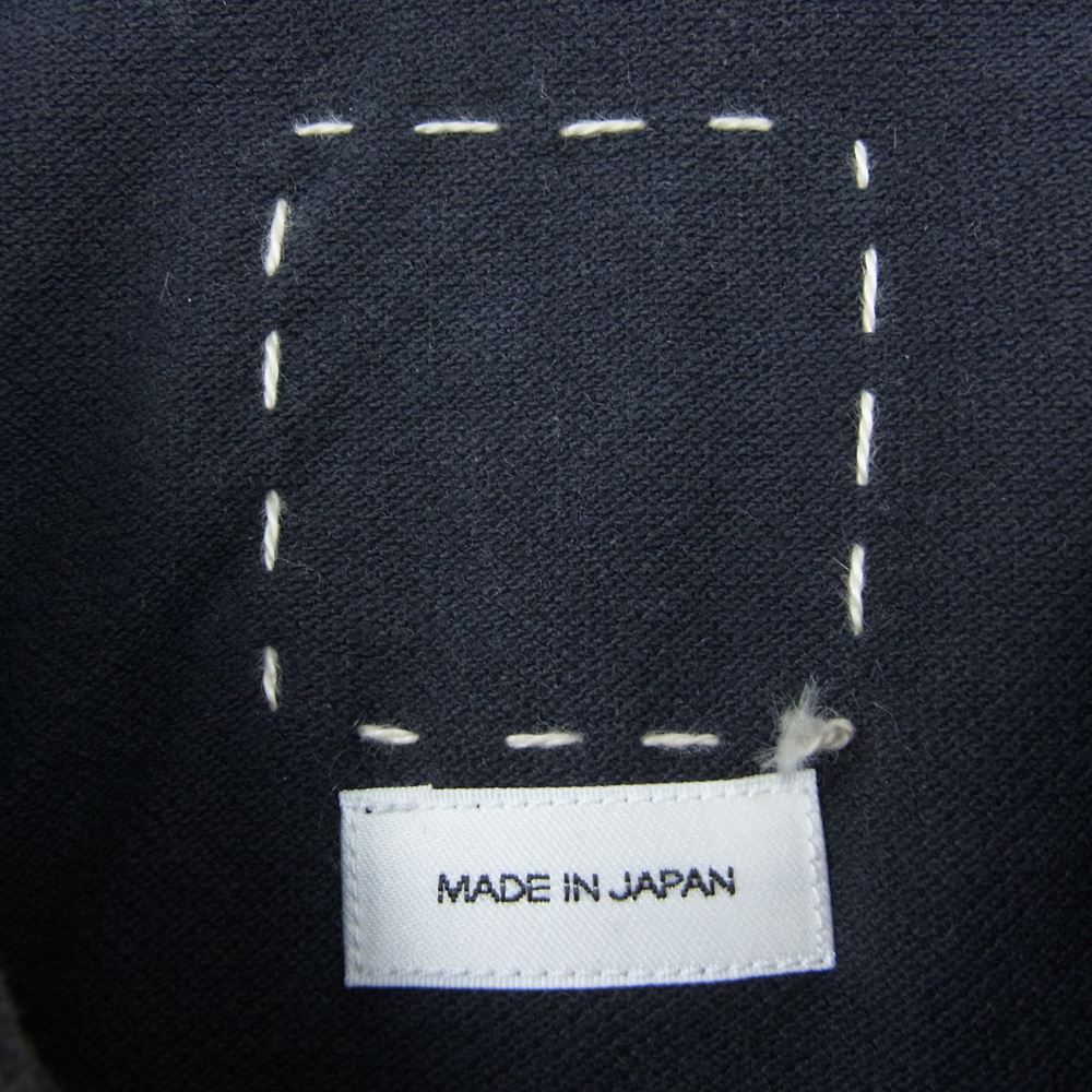 VISVIM ビズビム 0123105010021 23SS JUMBO WELLER S/S DMGD ダメージ加工 ジャンボ 半袖 ポロシャツ ブラック系 4【新古品】【未使用】【中古】