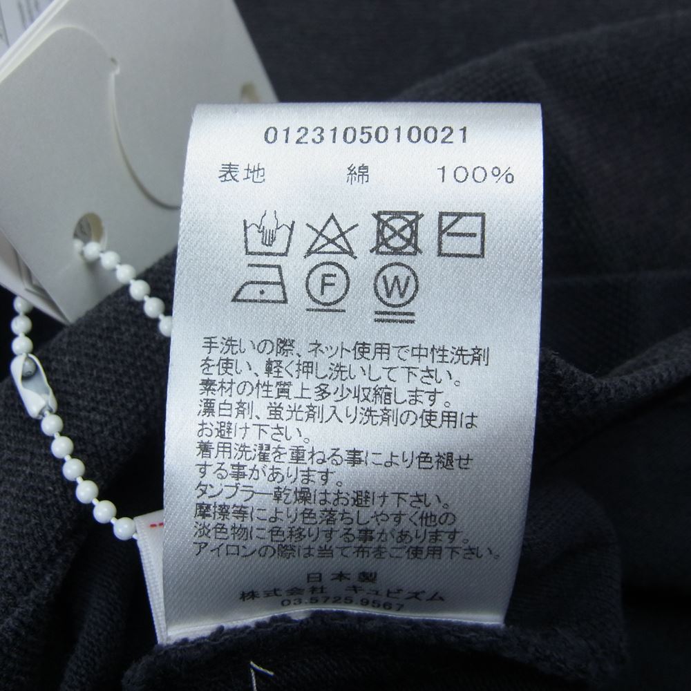 VISVIM ビズビム 0123105010021 23SS JUMBO WELLER S/S DMGD ダメージ加工 ジャンボ 半袖 ポロシャツ ブラック系 4【新古品】【未使用】【中古】