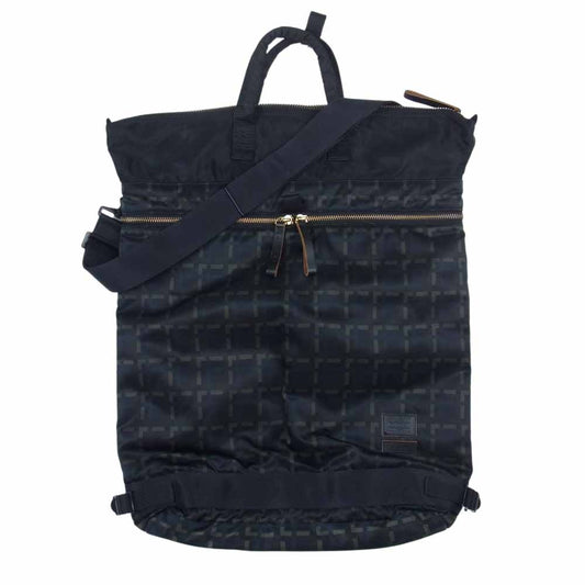 PORTER ポーター MARNI マルニ 2way ショルダー ヘルメット バッグ ブラック系【中古】