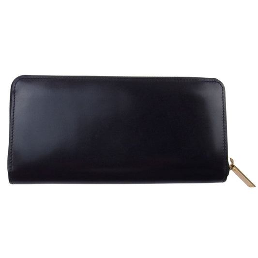 PORTER ポーター 184-02268 ビル コードバン ラウンドファスナー 長財布 ブラック系【美品】【中古】