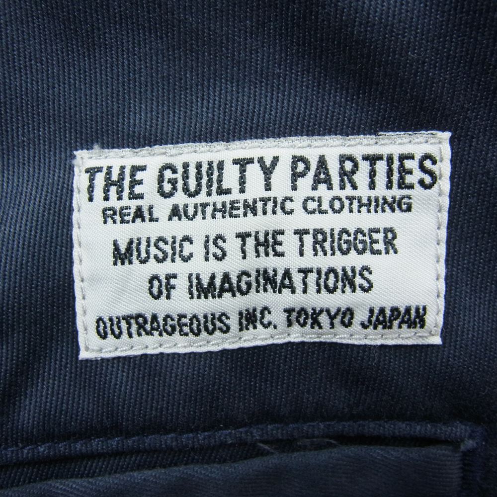 WACKO MARIA ワコマリア GP-103  チノトラウザー パンツ  ネイビー系 L【中古】