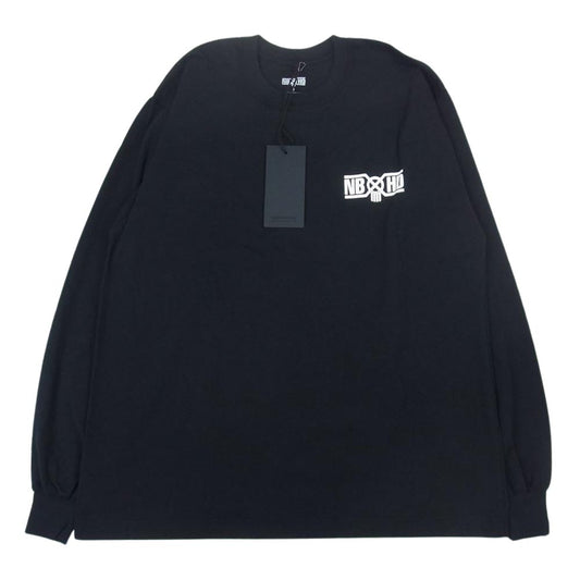 NEIGHBORHOOD ネイバーフッド 22AW × BOUNTY HUNTER バウンティーハンター ロングスリーブ Tシャツ ロンT ブラック系 S【極上美品】【中古】
