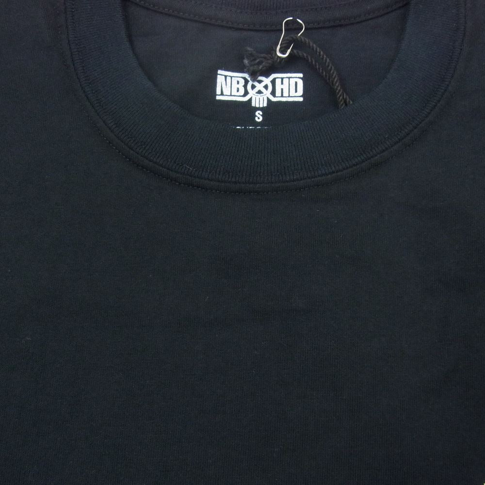 NEIGHBORHOOD ネイバーフッド 22AW × BOUNTY HUNTER バウンティーハンター ロングスリーブ Tシャツ ロンT ブラック系 S【極上美品】【中古】