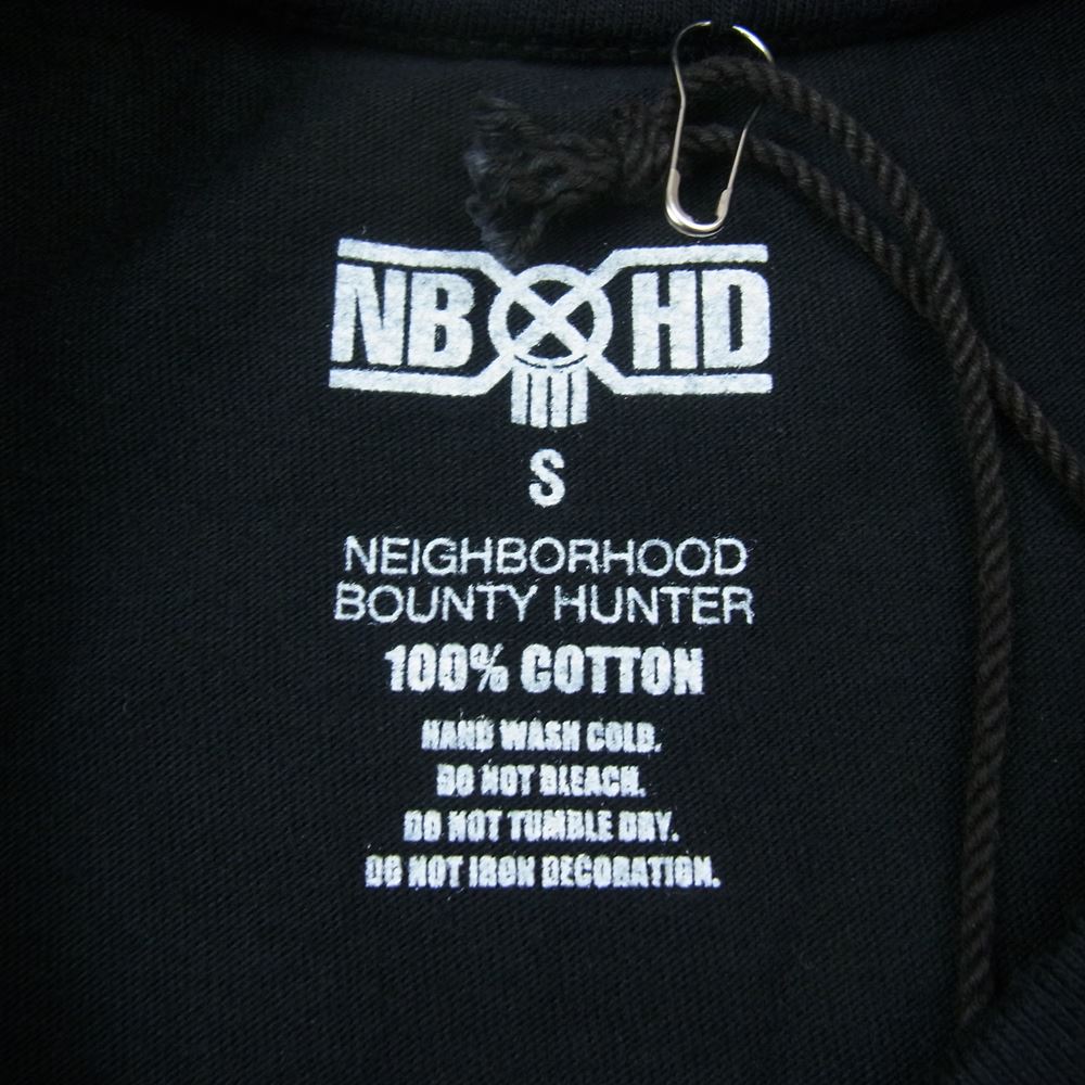 NEIGHBORHOOD ネイバーフッド 22AW × BOUNTY HUNTER バウンティーハンター ロングスリーブ Tシャツ ロンT ブラック系 S【極上美品】【中古】