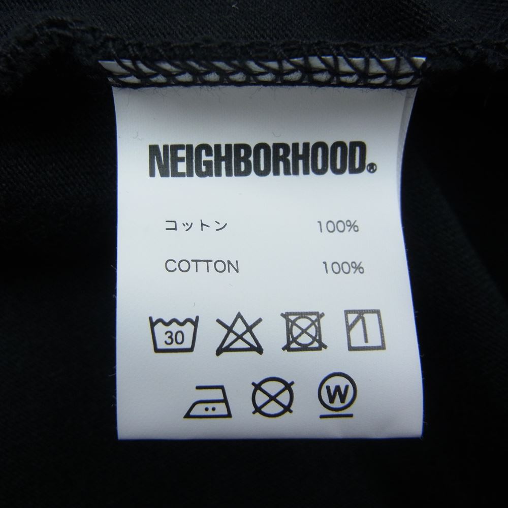 NEIGHBORHOOD ネイバーフッド 22AW × BOUNTY HUNTER バウンティーハンター ロングスリーブ Tシャツ ロンT ブラック系 S【極上美品】【中古】