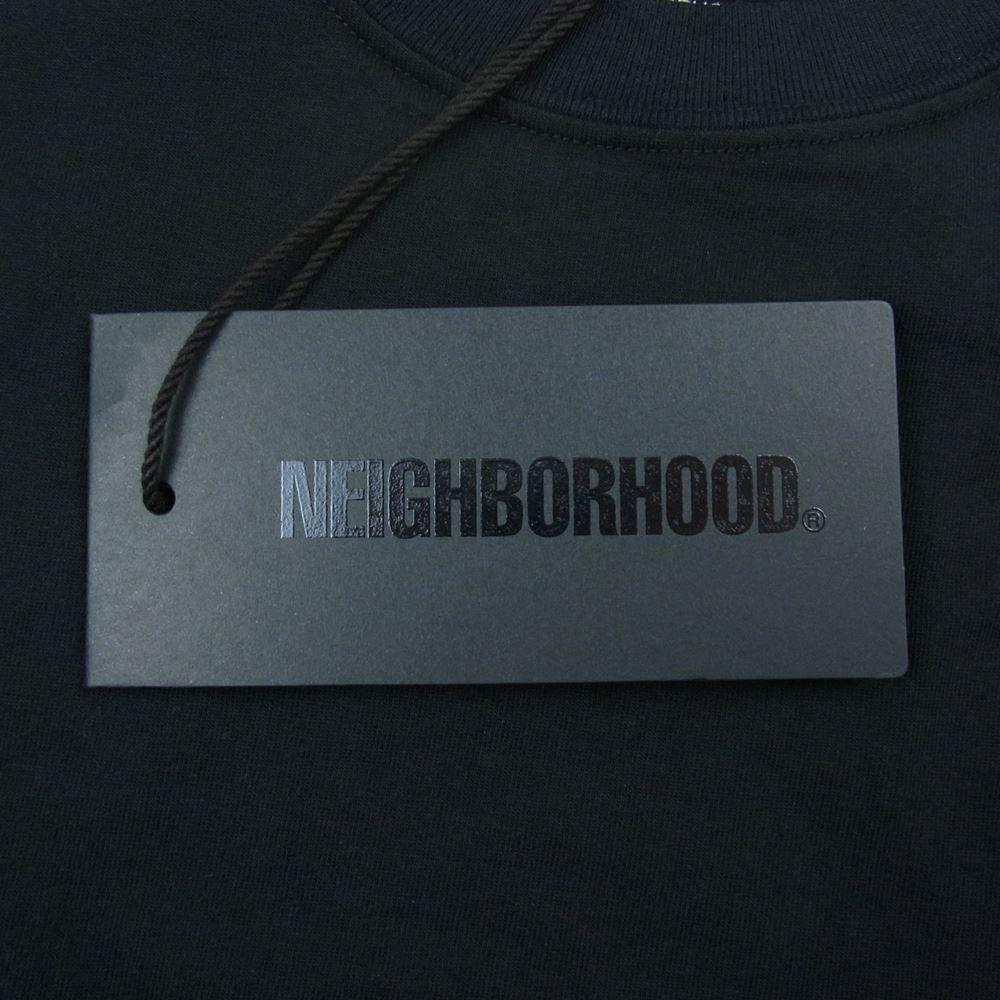 NEIGHBORHOOD ネイバーフッド 22AW × BOUNTY HUNTER バウンティーハンター ロングスリーブ Tシャツ ロンT ブラック系 S【極上美品】【中古】