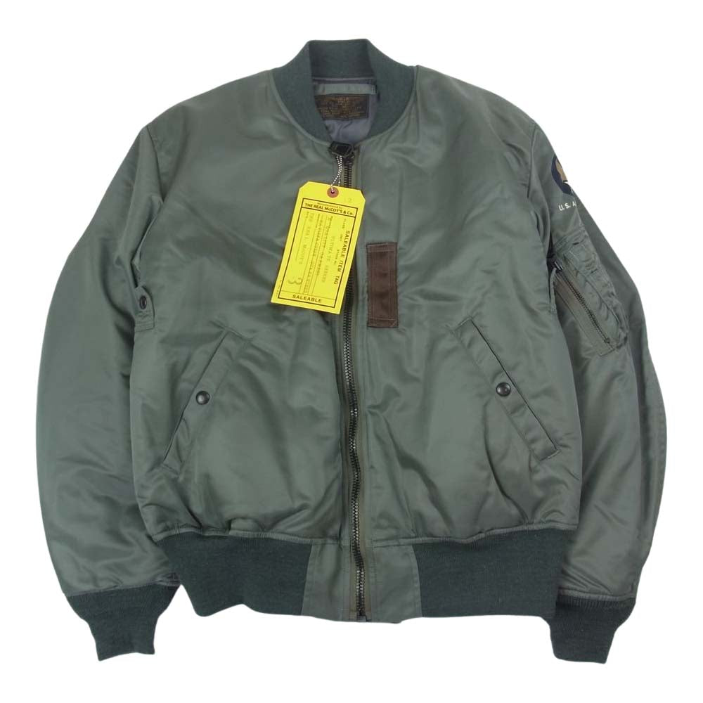 The REAL McCOY'S ザリアルマッコイズ MJ21109 TYPE MA-1 REAL McCOY MFG. CO. フライト ジャケット カーキ系 M【中古】