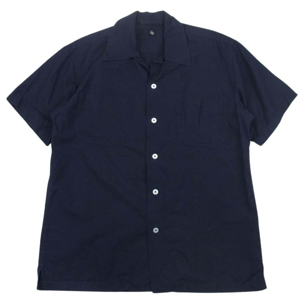 キャプテンサンシャイン KS7SSH01 Vacation Shirt バケーションシャツ オープンカラー 半袖 ネイビー系 36【中古】