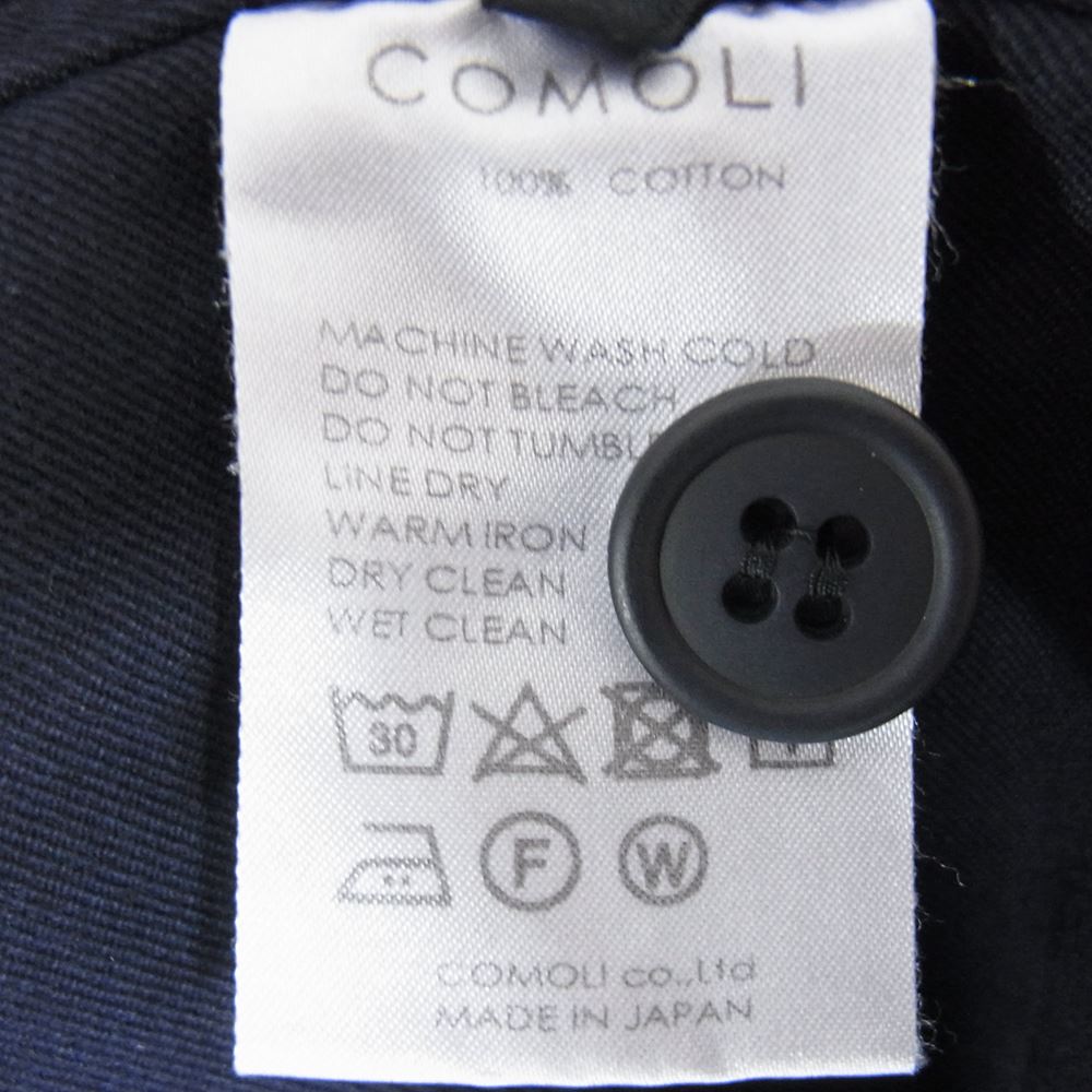 COMOLI コモリ L03-01005 コットンツイル ジャケット ネイビー系 1【中古】