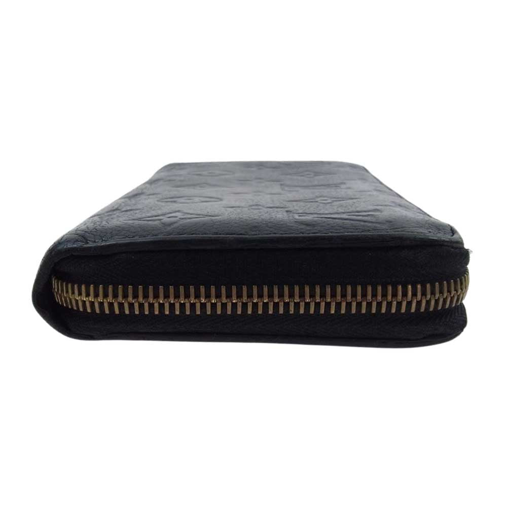 LOUIS VUITTON ルイ・ヴィトン M61864 モノグラム・アンプラント ジッピー ウォレット ノワール ブラック系【中古】