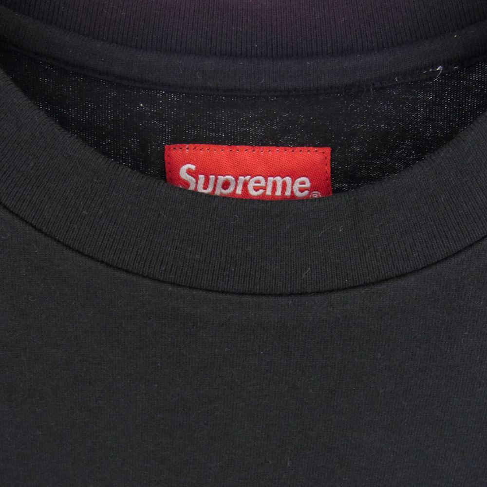 Supreme シュプリーム 22SS Ink Blot S/S Top インク ブロット オーバル ロゴ 半袖 Tシャツ ブラック系 M【極上美品】【中古】