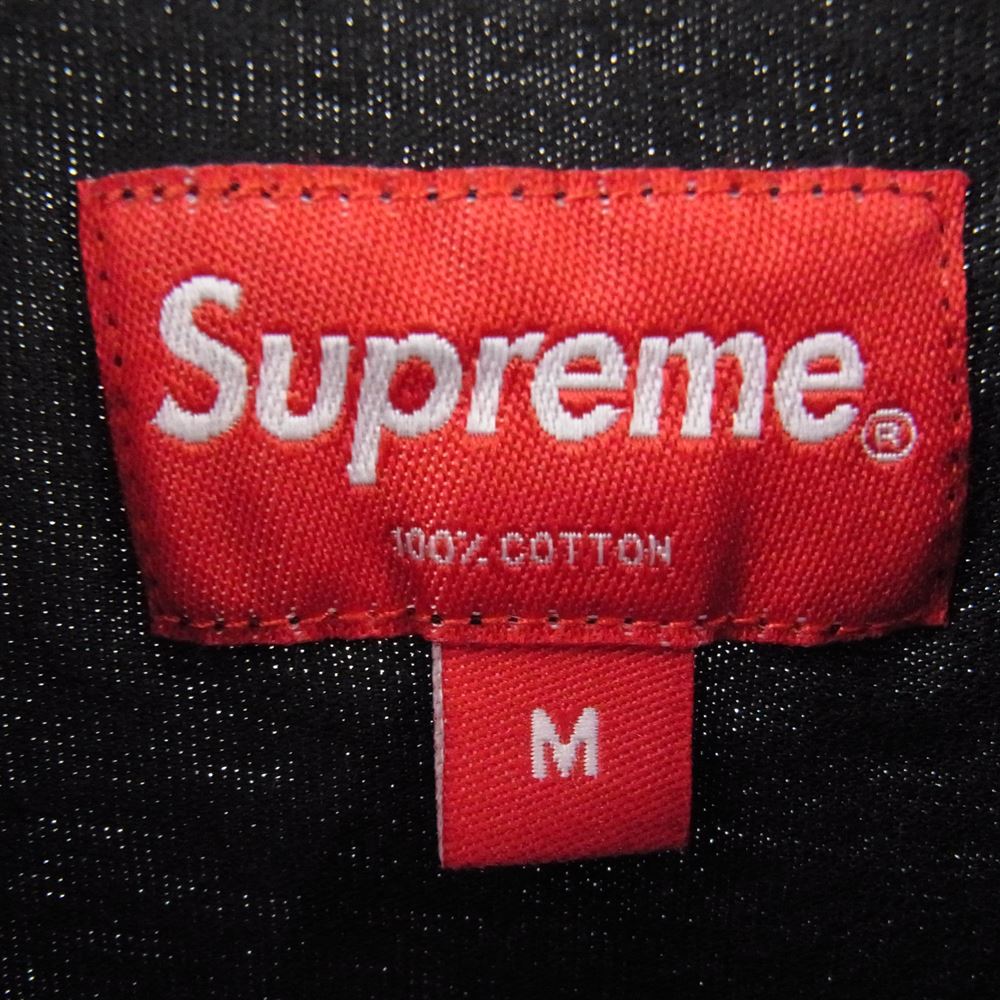 Supreme シュプリーム 22SS Ink Blot S/S Top インク ブロット オーバル ロゴ 半袖 Tシャツ ブラック系 M【極上美品】【中古】