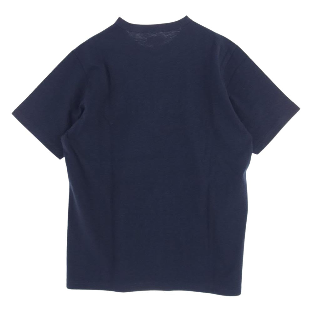 Supreme シュプリーム 18AW Nouveau Logo Tee ヌーボ 刺繍 半袖 Tシャツ ネイビー系 M【新古品】【未使用】【中古】